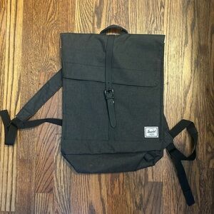 Herschel Supply Co Dark Gray Canvas City Backpack